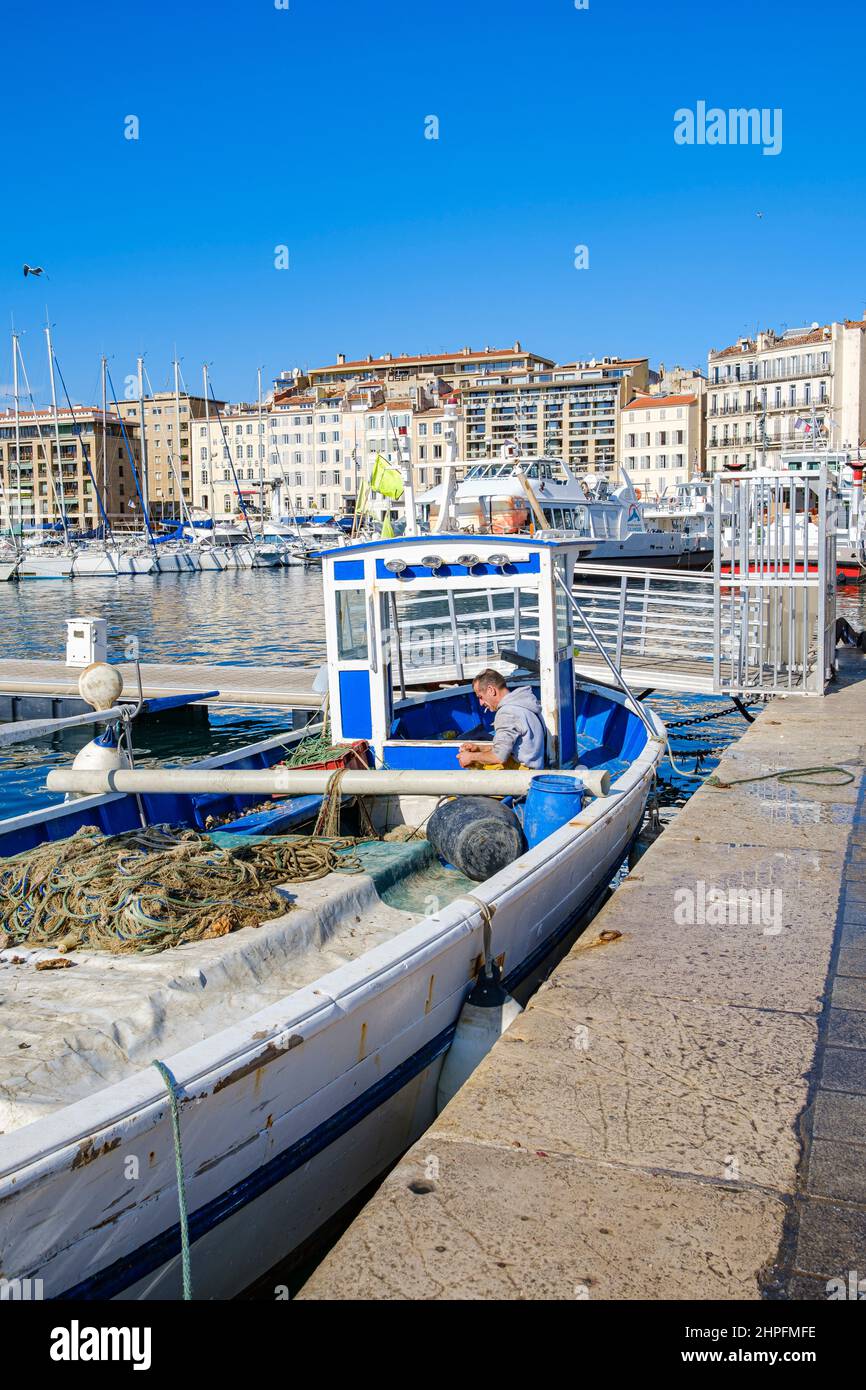 Vieux-Port, Marseille, France Stock Photo