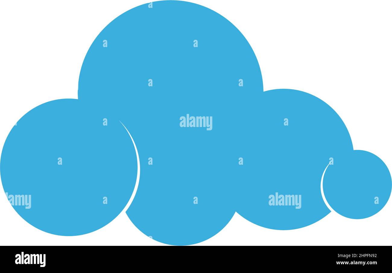 Cloud logo icon design illustration template vector Stock Vector Image ...