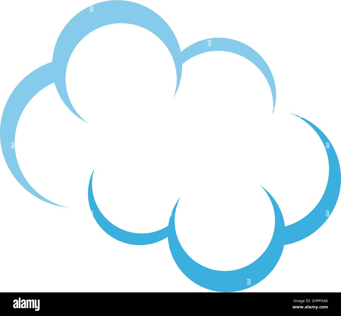 Cloud logo icon design illustration template vector Stock Vector Image ...