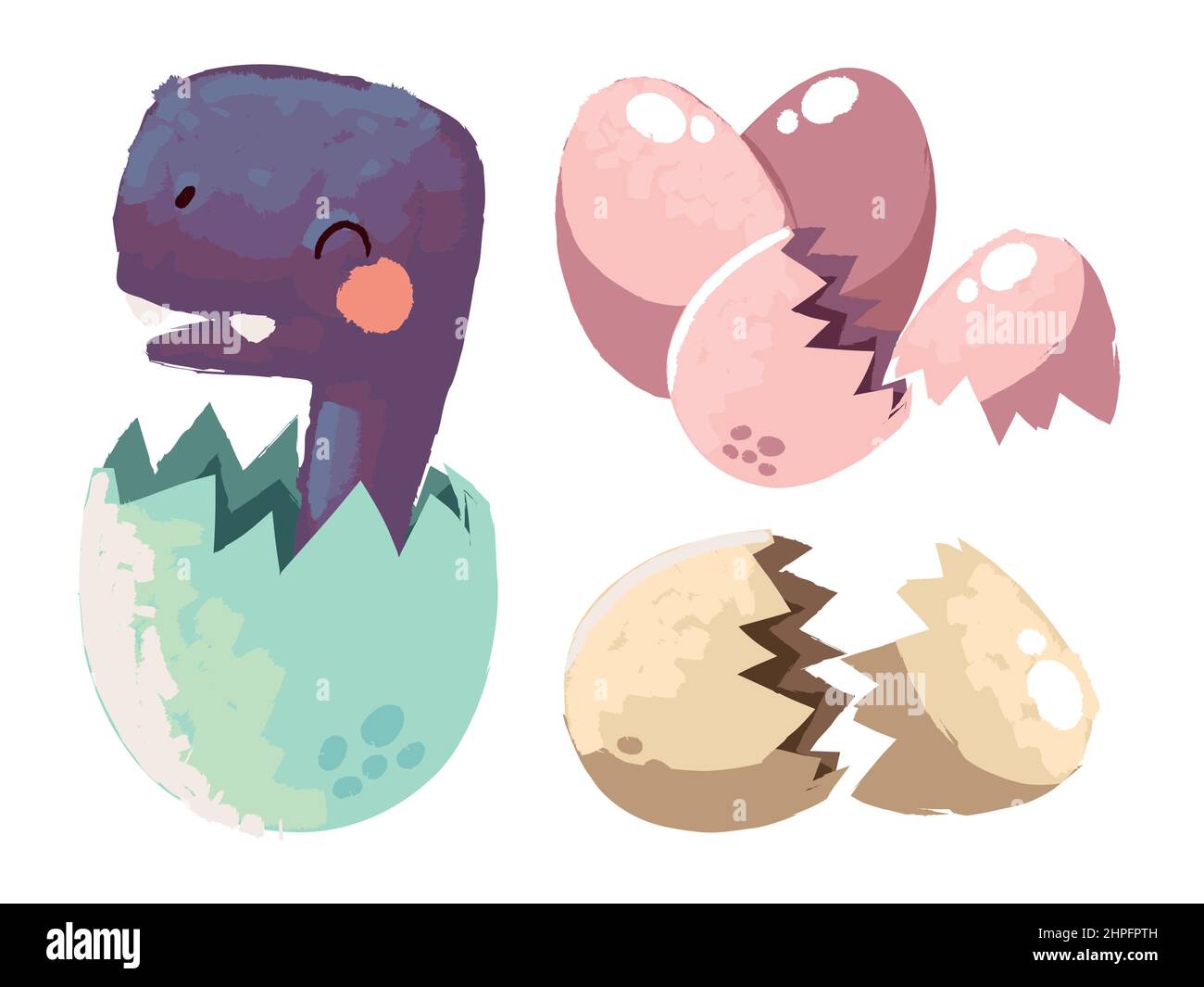 cute baby dinosaur Stock Vector Image & Art - Alamy
