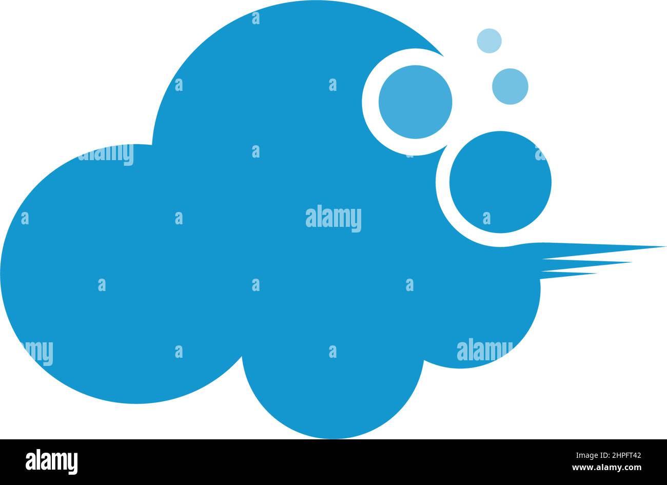 Cloud logo icon design illustration template vector Stock Vector Image ...