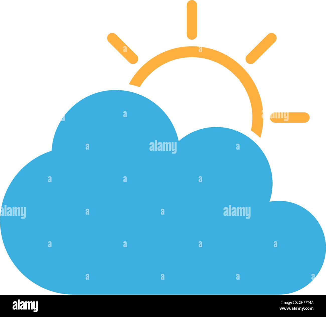 Cloud logo icon design illustration template vector Stock Vector Image ...