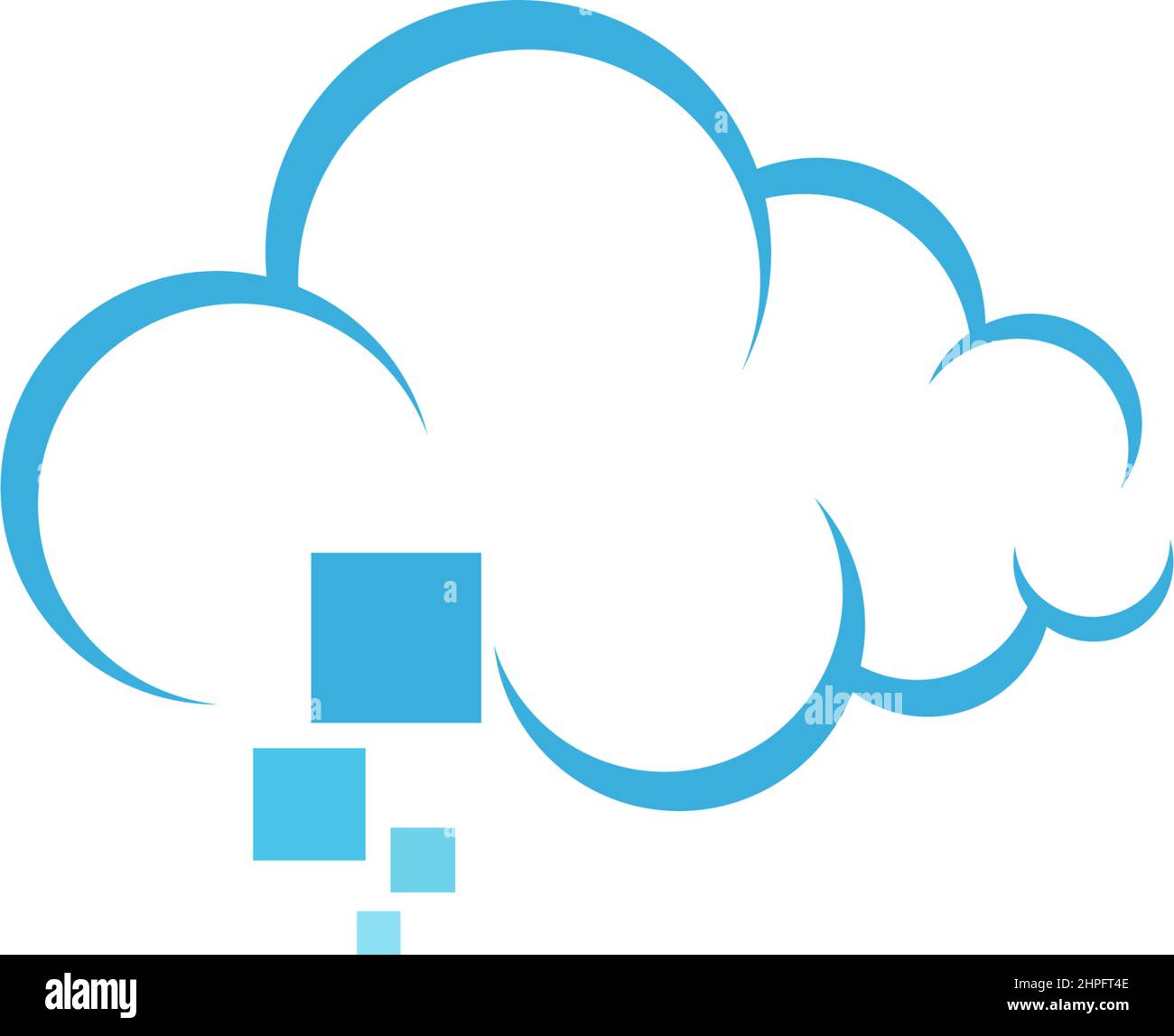 Cloud logo icon design illustration template vector Stock Vector Image ...