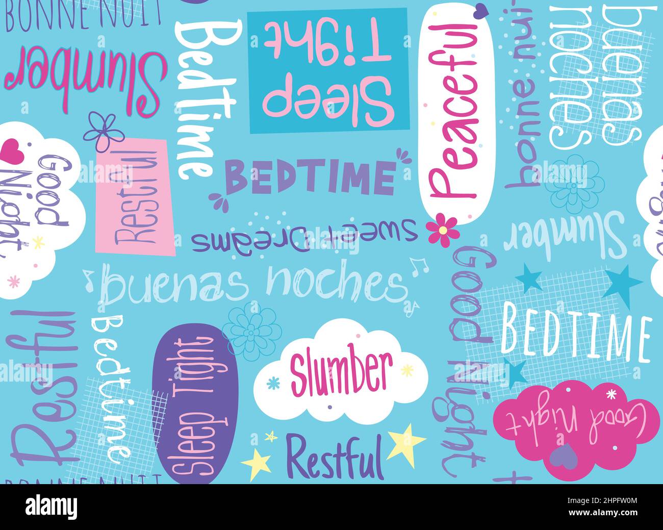 The slumber party Stock Vector Images - Alamy