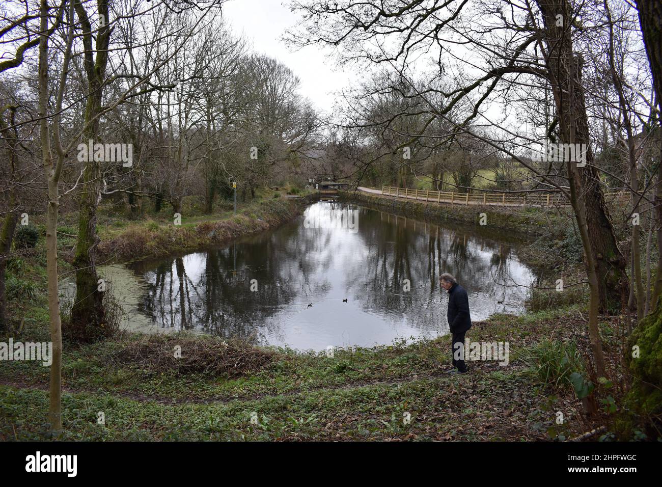 Fourteen locks, Newport, Wales Stock Photo Alamy