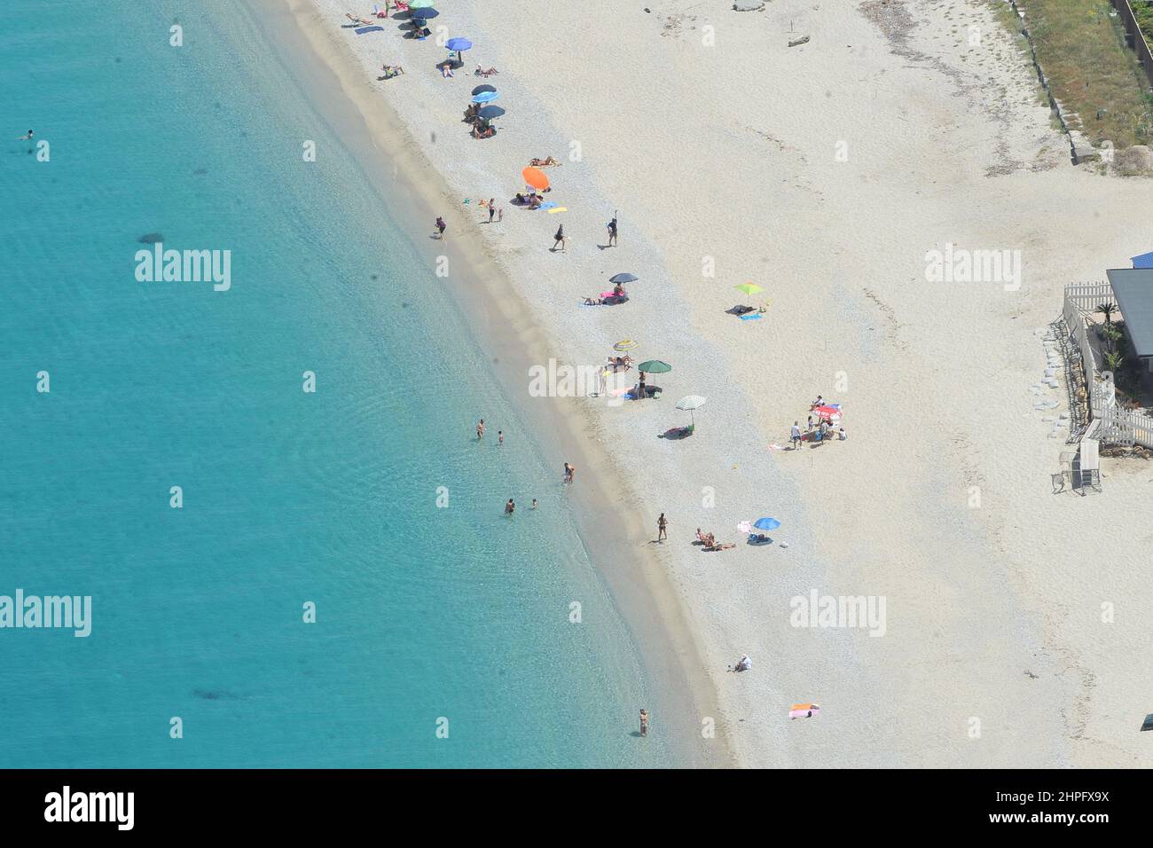 Italy, Calabria, Pizzo Calabro, the beach Stock Photo