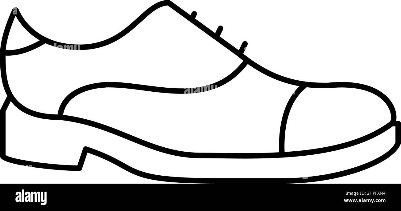 leather shoe care line icon vector illustration Stock Vector Image & Art Alamy