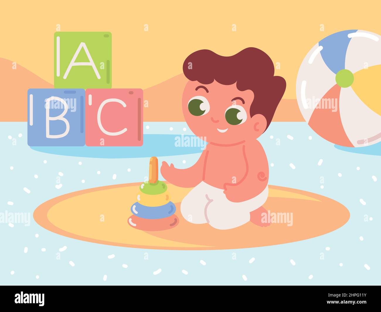 cute little boy Stock Vector Image & Art - Alamy