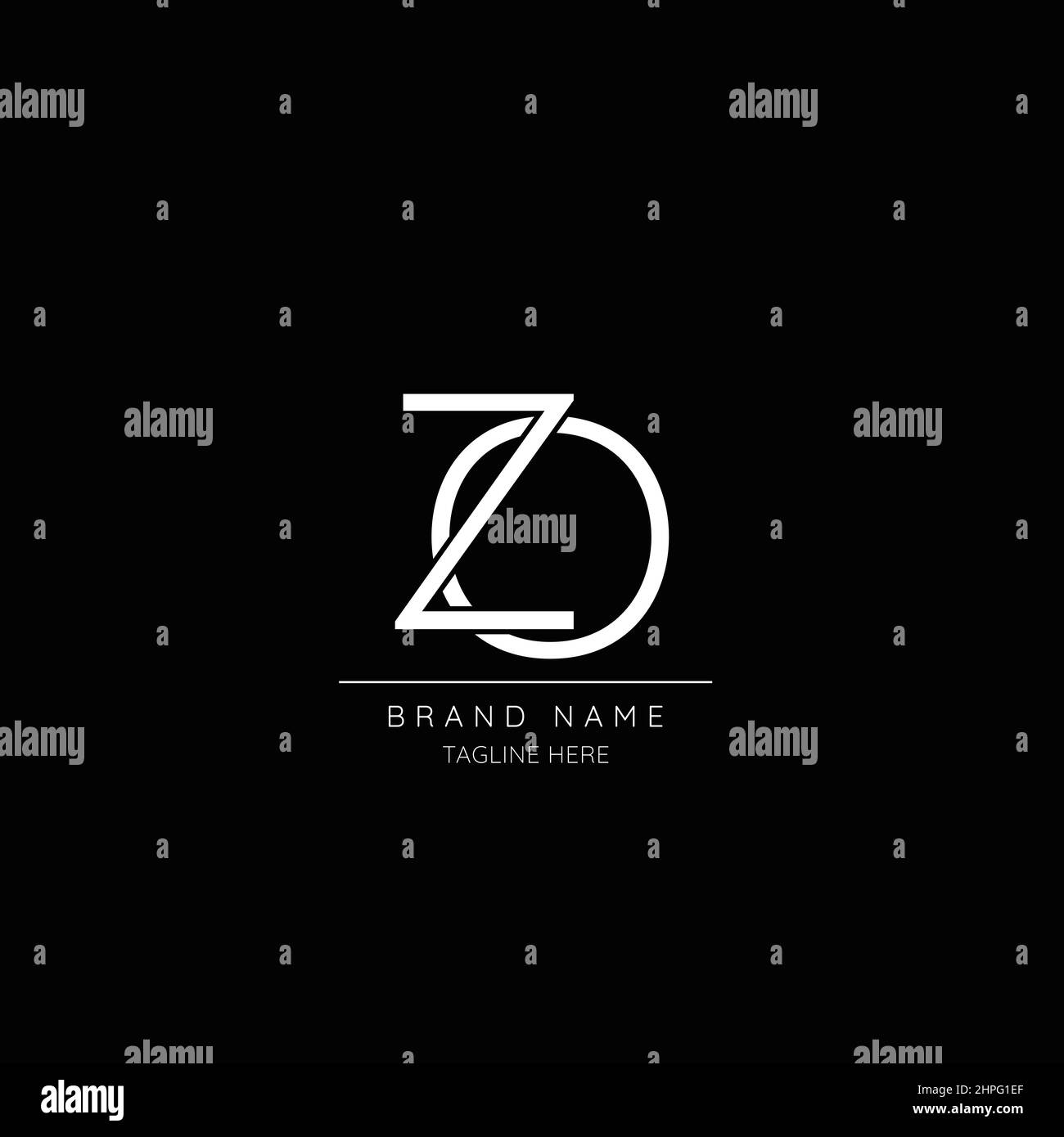 Zo initial Stock Vector Images Alamy
