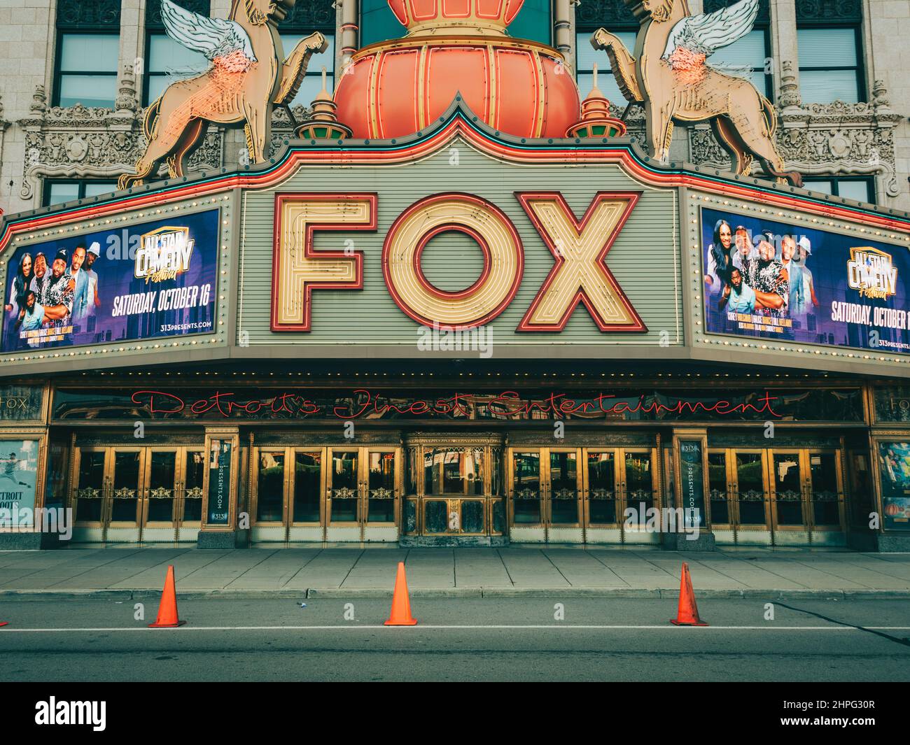 Fox Theater, in downtown Detroit, Michigan Stock Photo - Alamy
