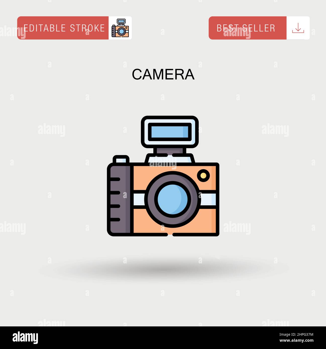 Camera Simple vector icon Stock Vector Image & Art - Alamy