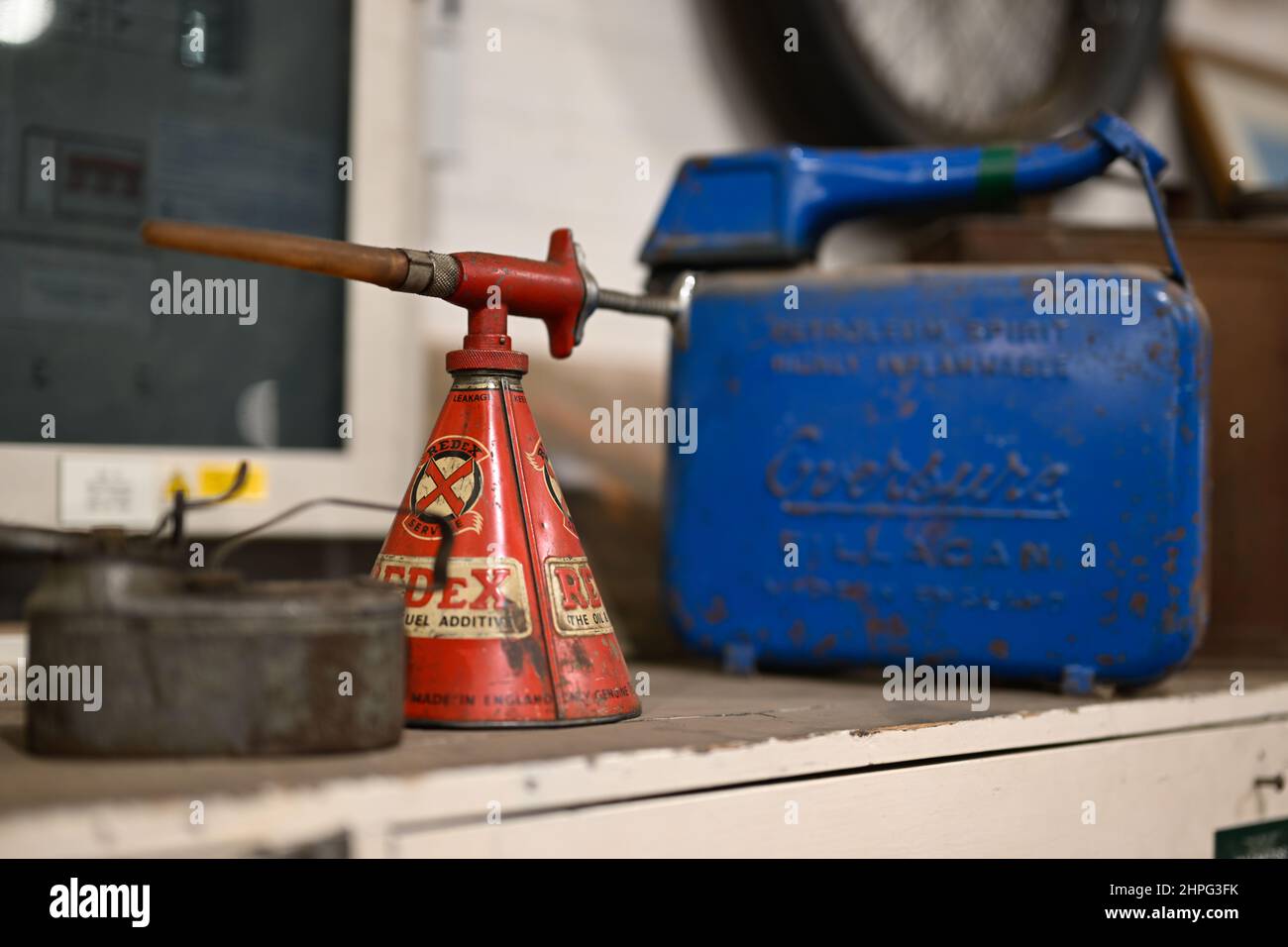 Shuttleworth Engineering Workshop Stock Photo