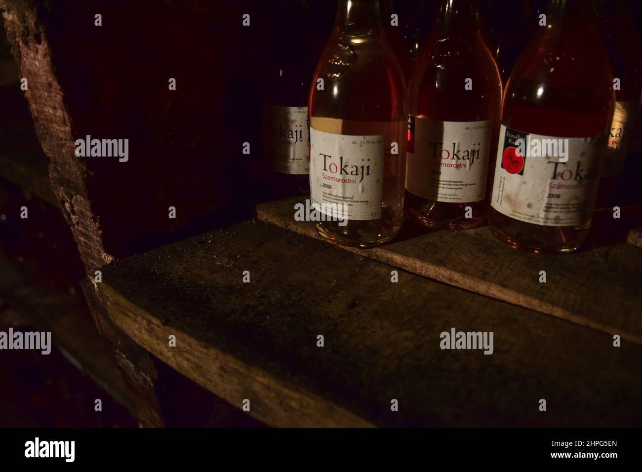 Inside Erzsébet Pince (Elizabeth Cellar) winery, founded by one of the