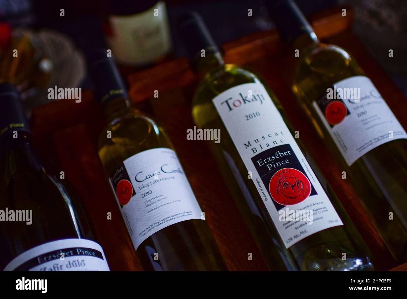 Inside Erzsébet Pince (Elizabeth Cellar) winery, founded by one of the