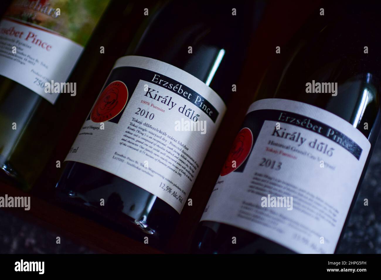 Inside Erzsébet Pince (Elizabeth Cellar) winery, founded by one of the