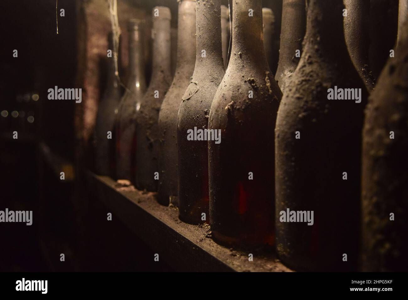 Inside Erzsébet Pince (Elizabeth Cellar) winery, founded by one of the