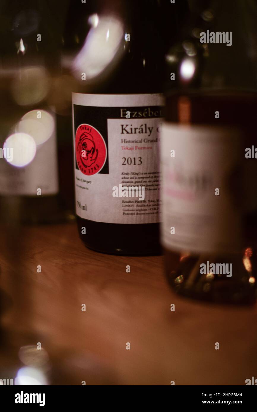 Inside Erzsébet Pince (Elizabeth Cellar) winery, founded by one of the