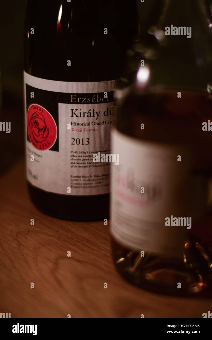 Inside Erzsébet Pince (Elizabeth Cellar) winery, founded by one of the