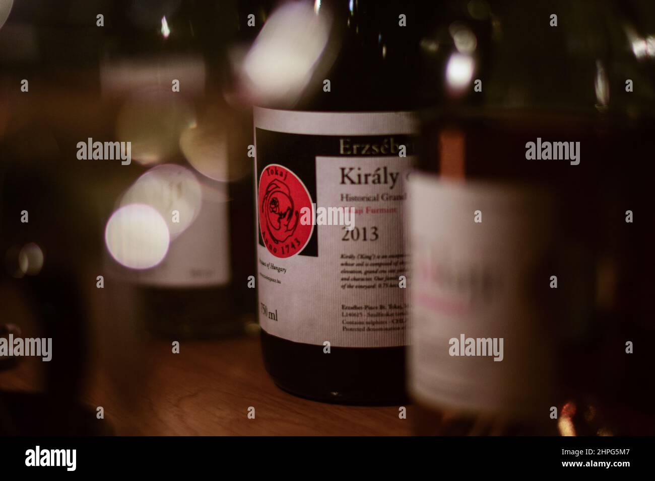 Inside Erzsébet Pince (Elizabeth Cellar) winery, founded by one of the