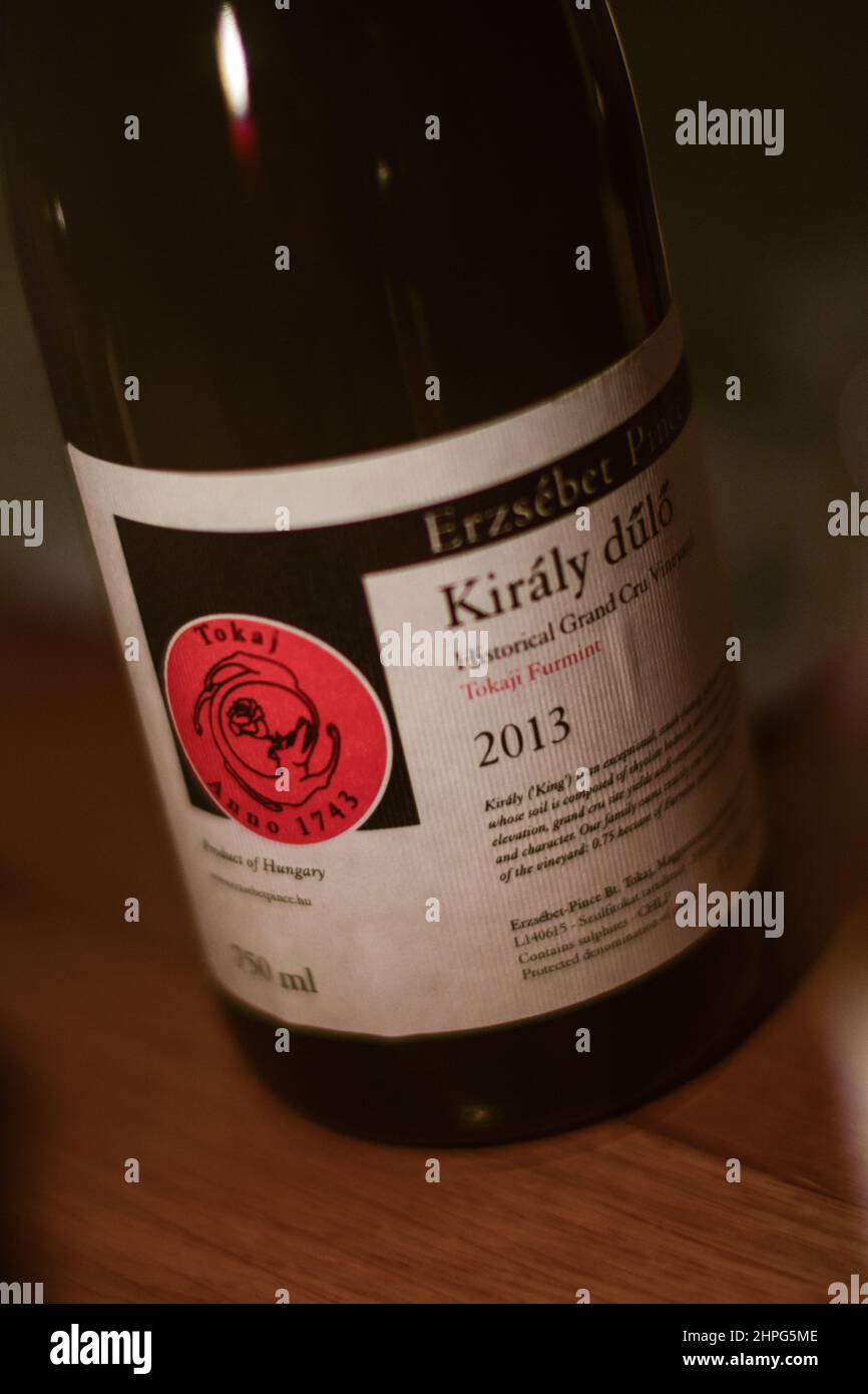 Inside Erzsébet Pince (Elizabeth Cellar) winery, founded by one of the