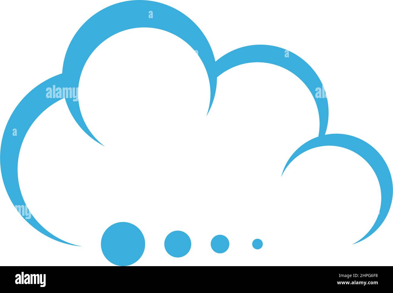 Cloud logo icon design illustration template vector Stock Vector Image ...