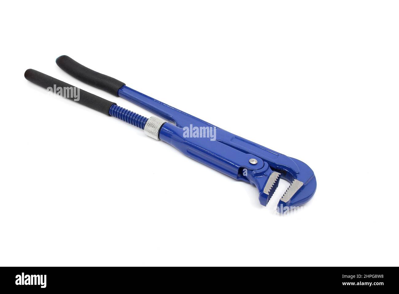 Pipe Wrench isolated on white background Stock Photo - Alamy