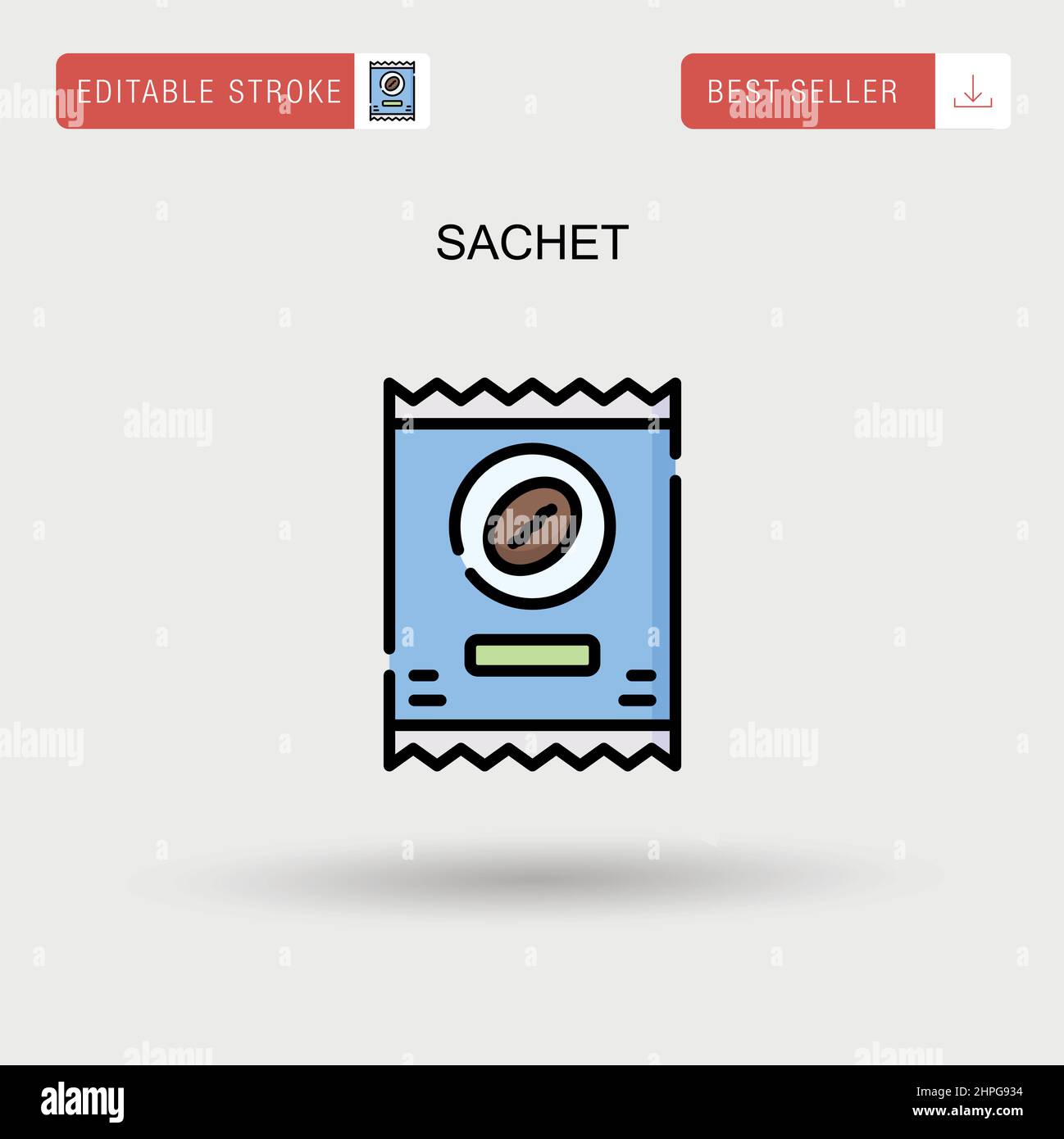 Sachet Simple vector icon Stock Vector Image & Art Alamy