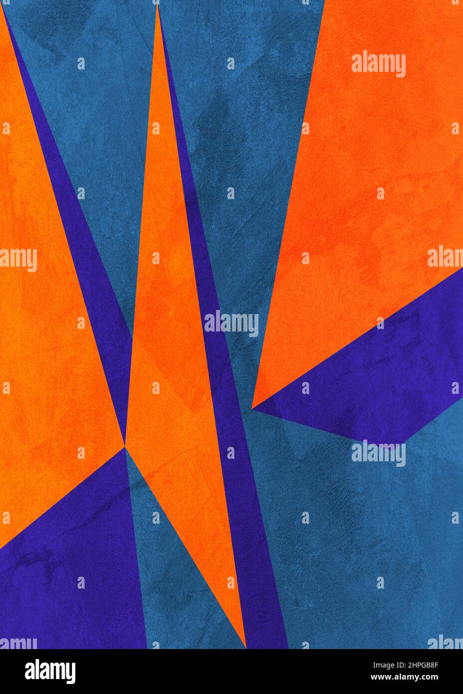 Abstract art of geometric shapes with colorful texture Stock Photo - Alamy