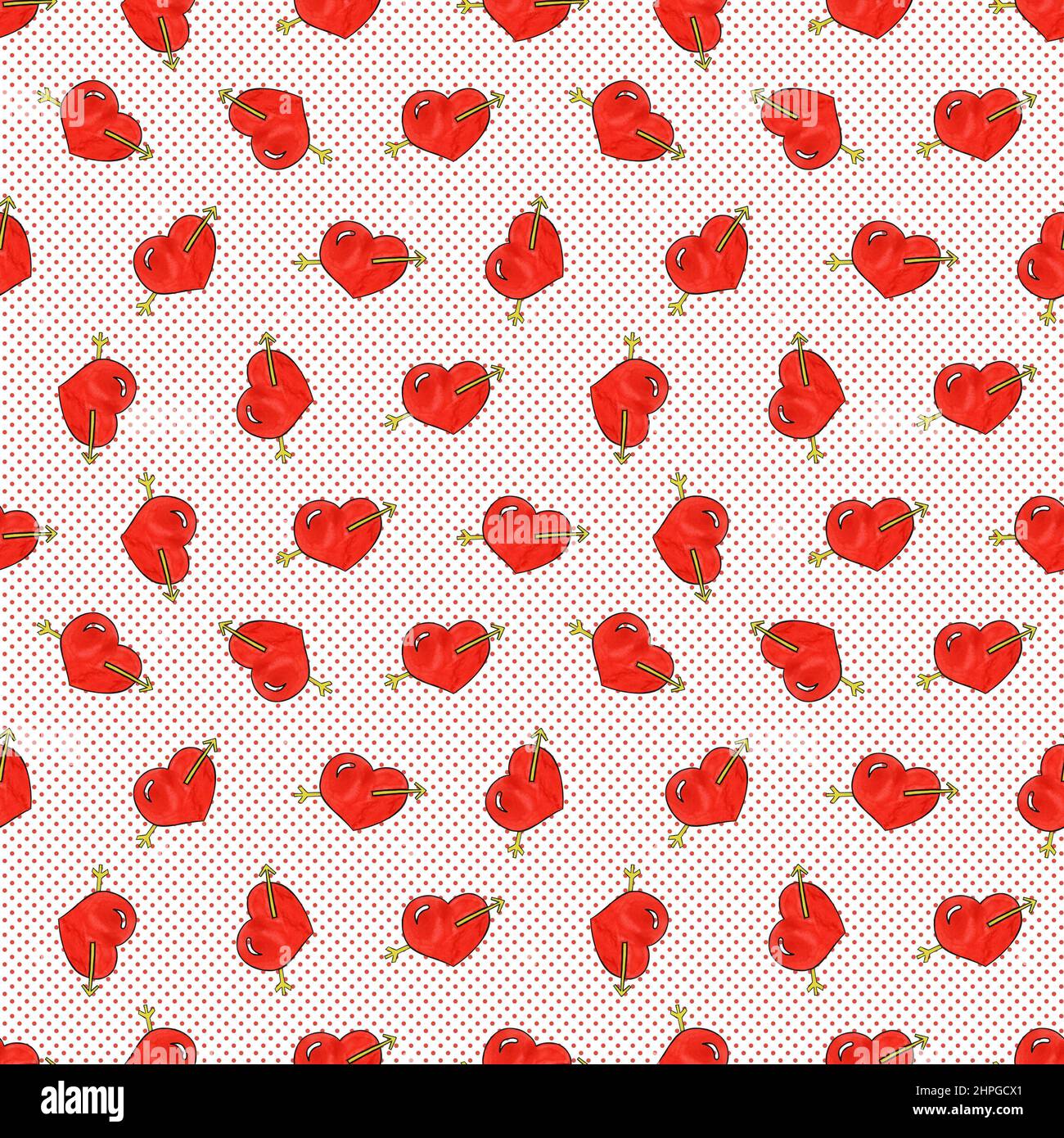 Watercolor 90s pattern, Heart and arrow print, distressed Love cartoon background, Polka dot wallpaper, Modern wallpaper, Square seamless pattern Stock Photo - Alamy Watercolor 90s pattern, Heart and arrow print, distressed Love cartoon background, Polka dot wallpaper, Modern wallpaper, Square seamless pattern Stock Photo - Alamy