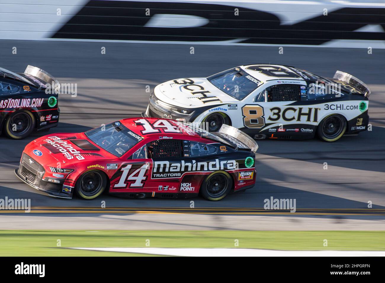 February 20, 2022 NASCAR Cup Series drivers Chase Briscoe (14) and