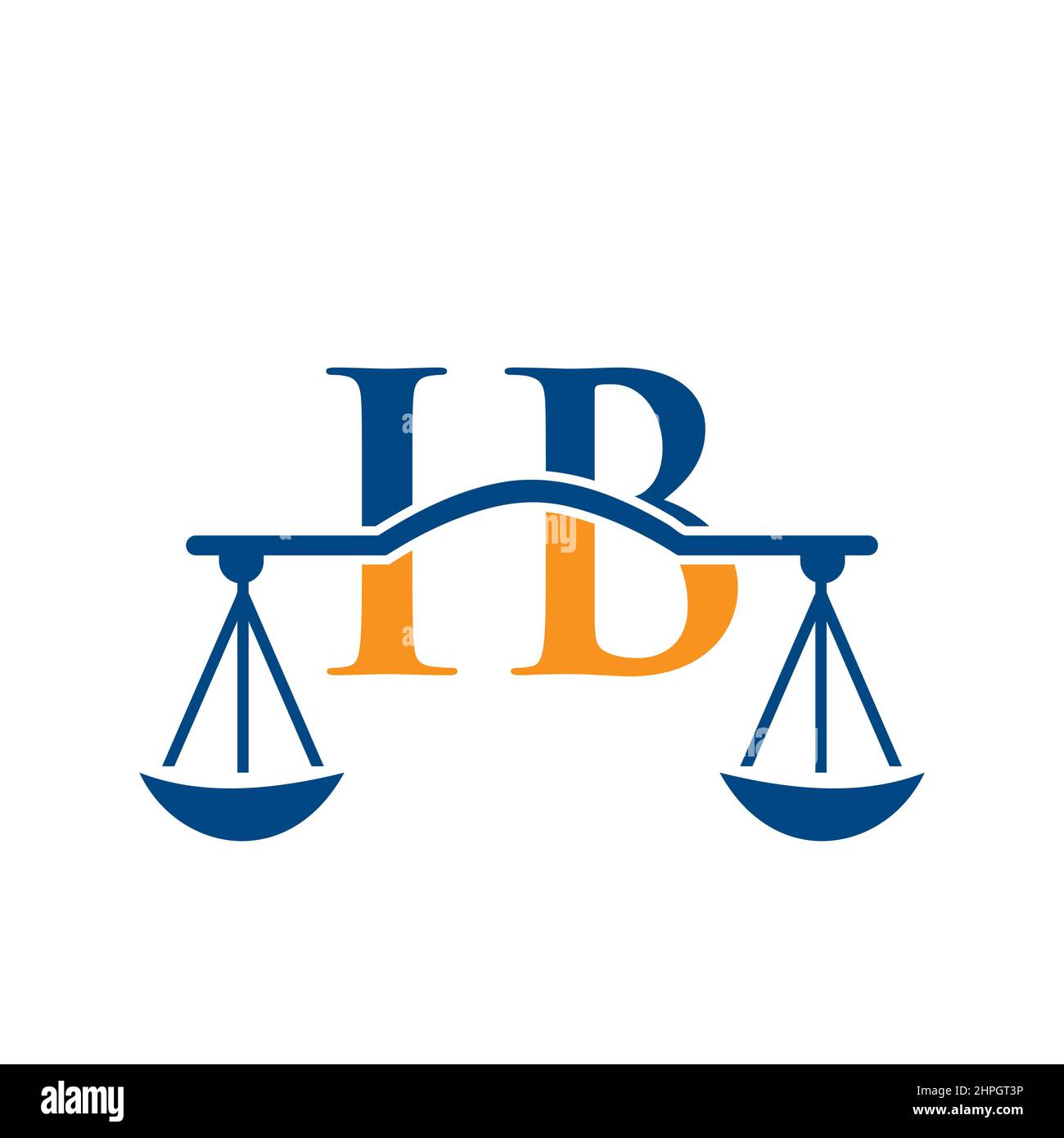 Ib Sign Law Firm Letter IB Logo Design. Lawyer, Law Attorney Lawyer Service ...