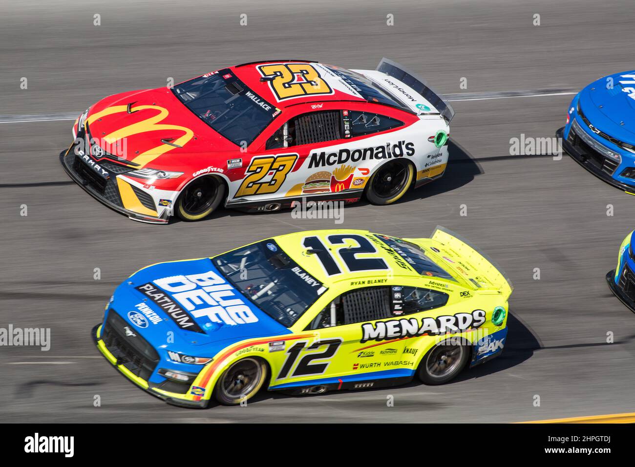 February 20, 2025 NASCAR Cup Series drivers Ryan Blaney (12) Bubba
