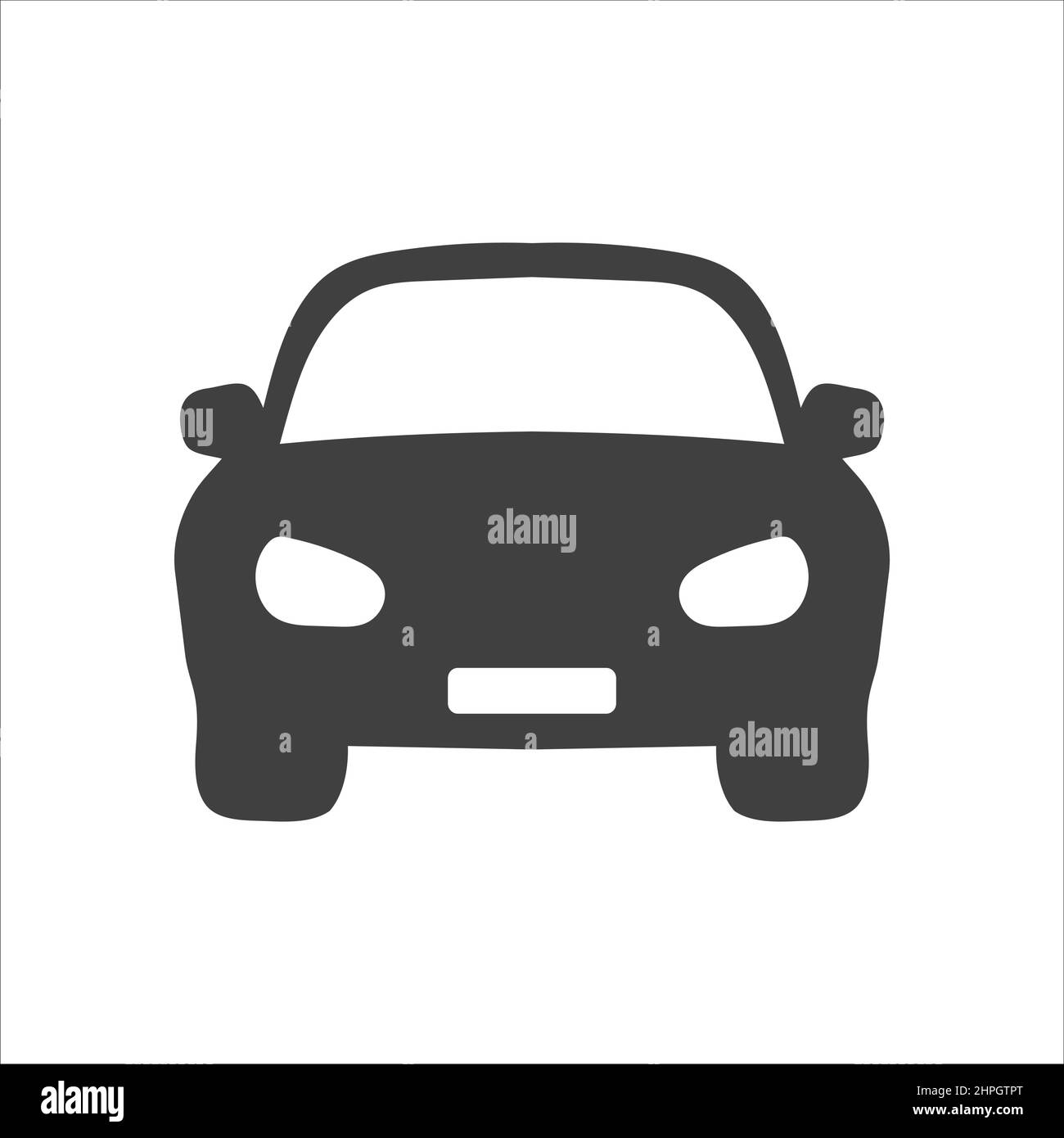 car icon on white background. vector illustration Stock Vector Image ...