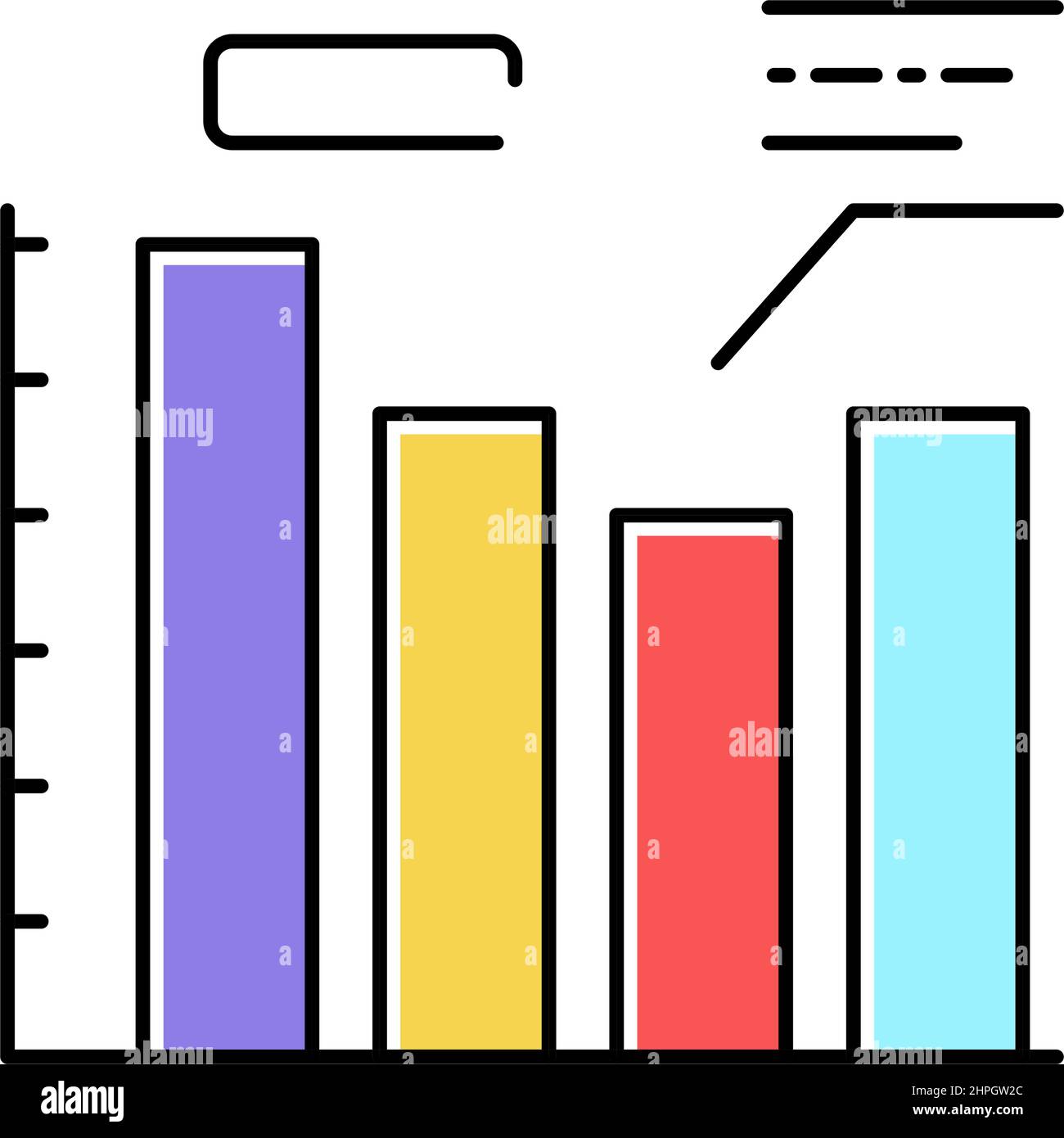 infographic work process color icon vector illustration Stock Vector ...