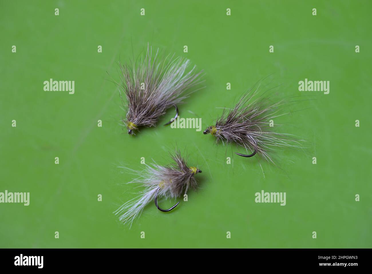 handmade fishing fly, fly tying Stock Photo Alamy
