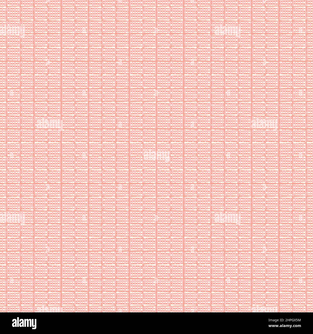 Abstract stitch style stripe vector pattern seamless background texture. Running hand stitch needle work effect horizontal stripes dense design Stock Vector