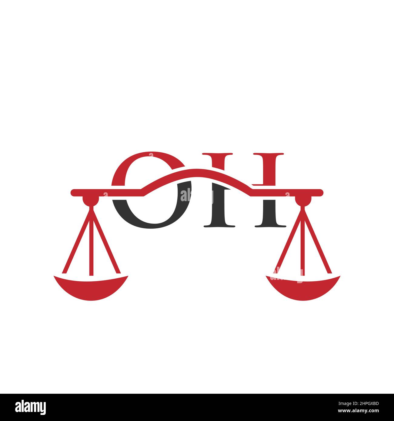 Law Firm Letter OH Logo Design. Lawyer, Law Attorney Lawyer Service, Law Office, Scale. Law Firm ...