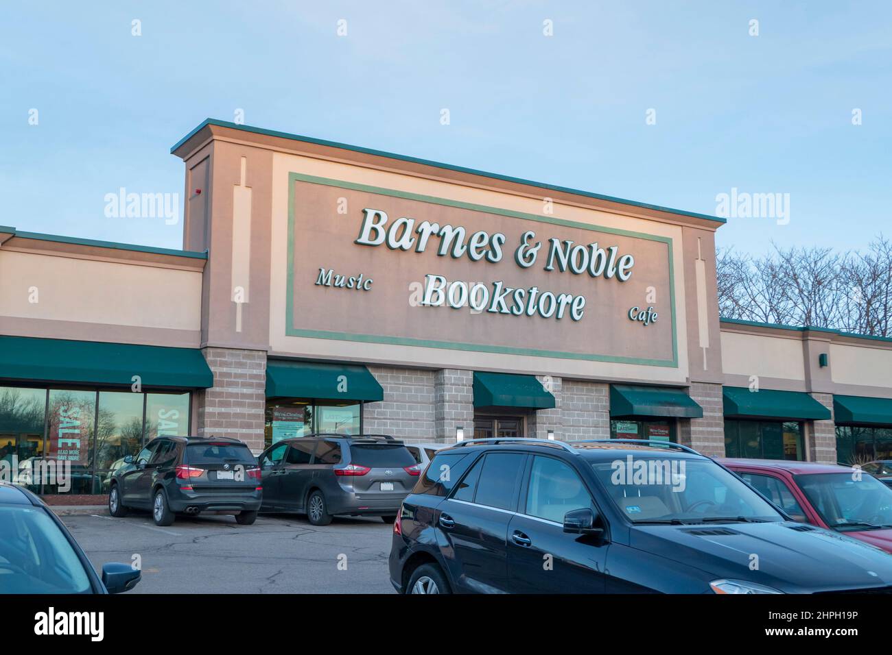 Barnes and Noble Book store in Braintree Massachusetts Stock Photo