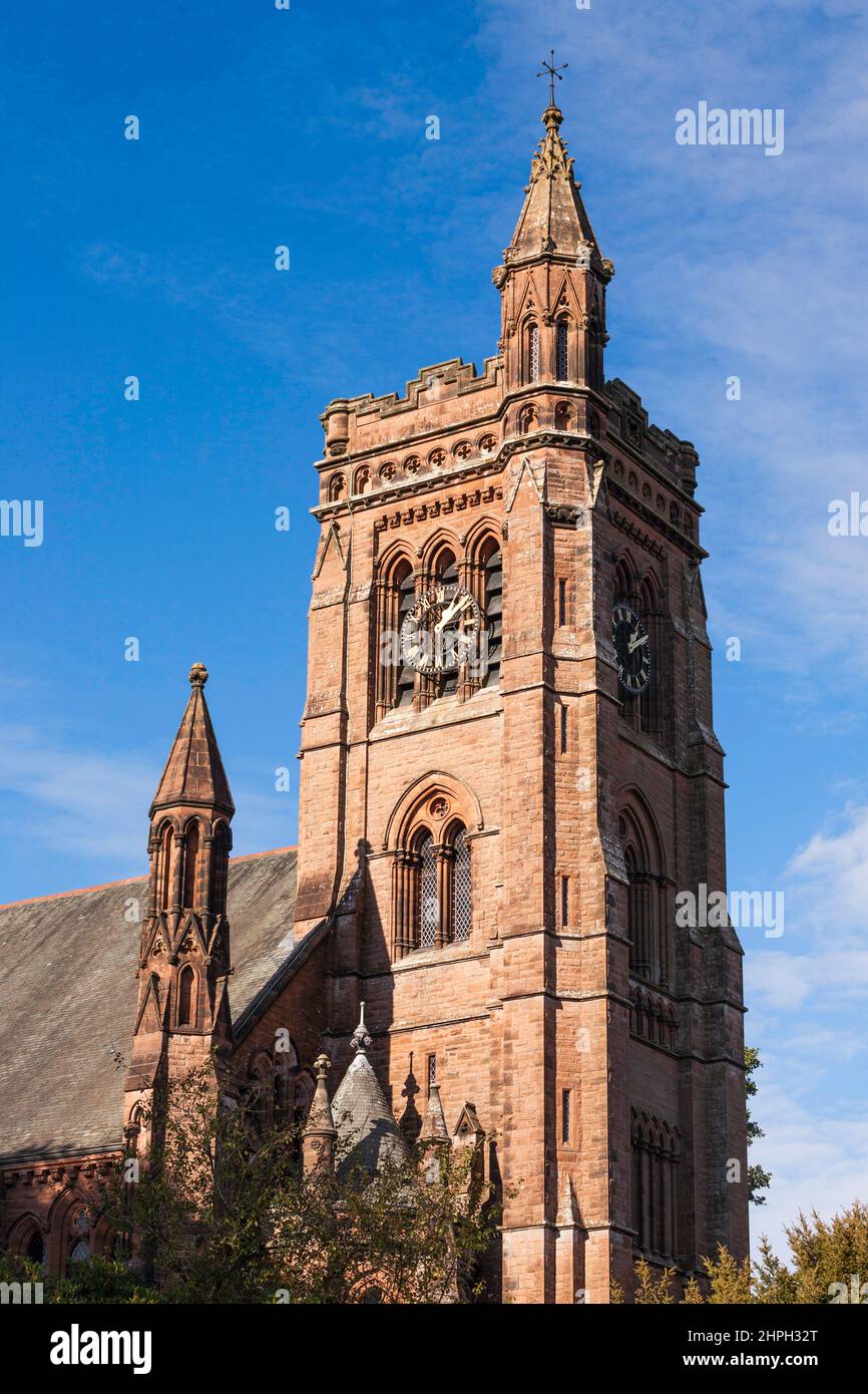 The tower of St Andrews Parish Church, Moffat, Scotland, UK Stock Photo