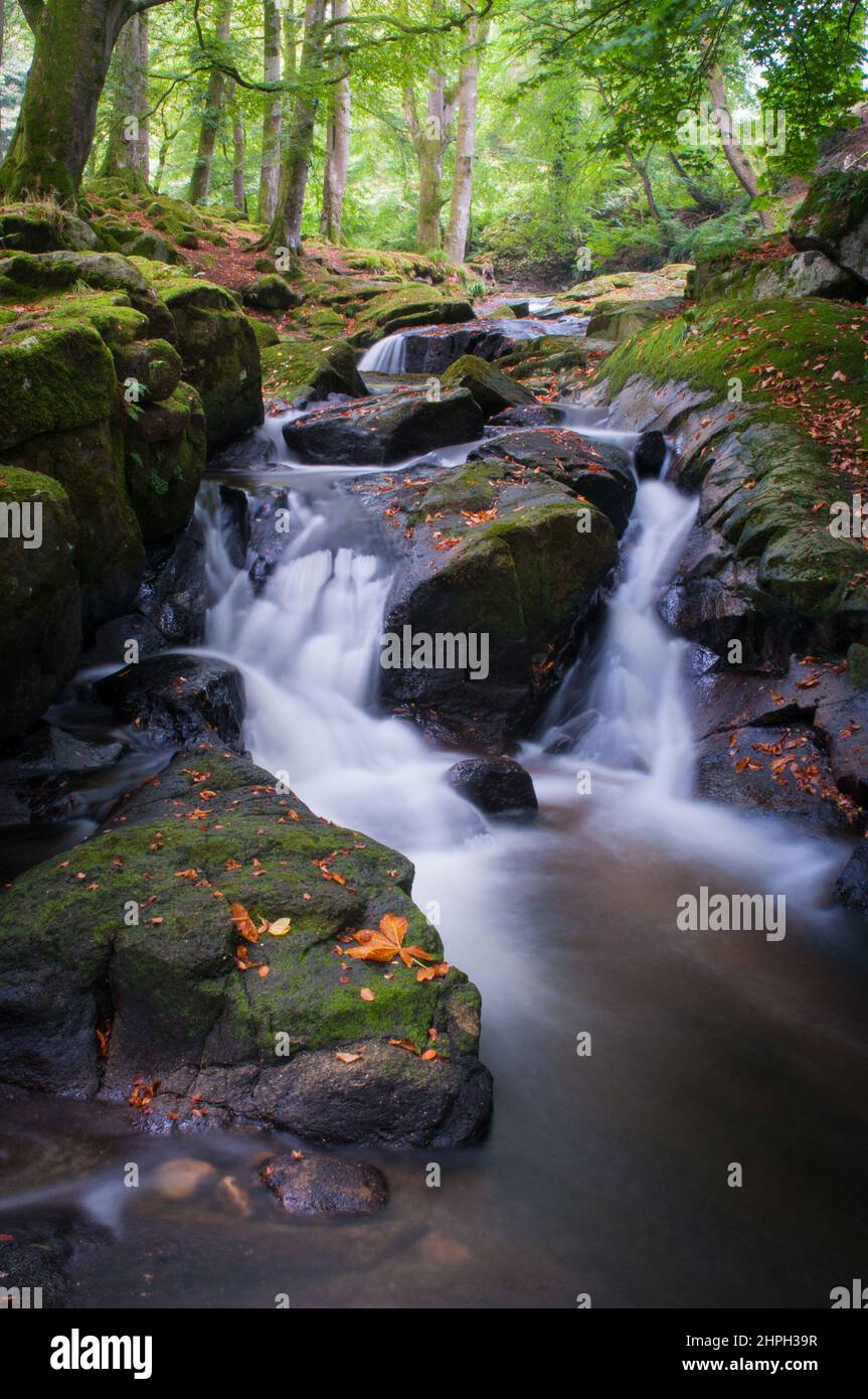 River flow at Cloghleagh Bridge ,Kilbride,County Wicklow,Ireland Stock Photo Alamy
