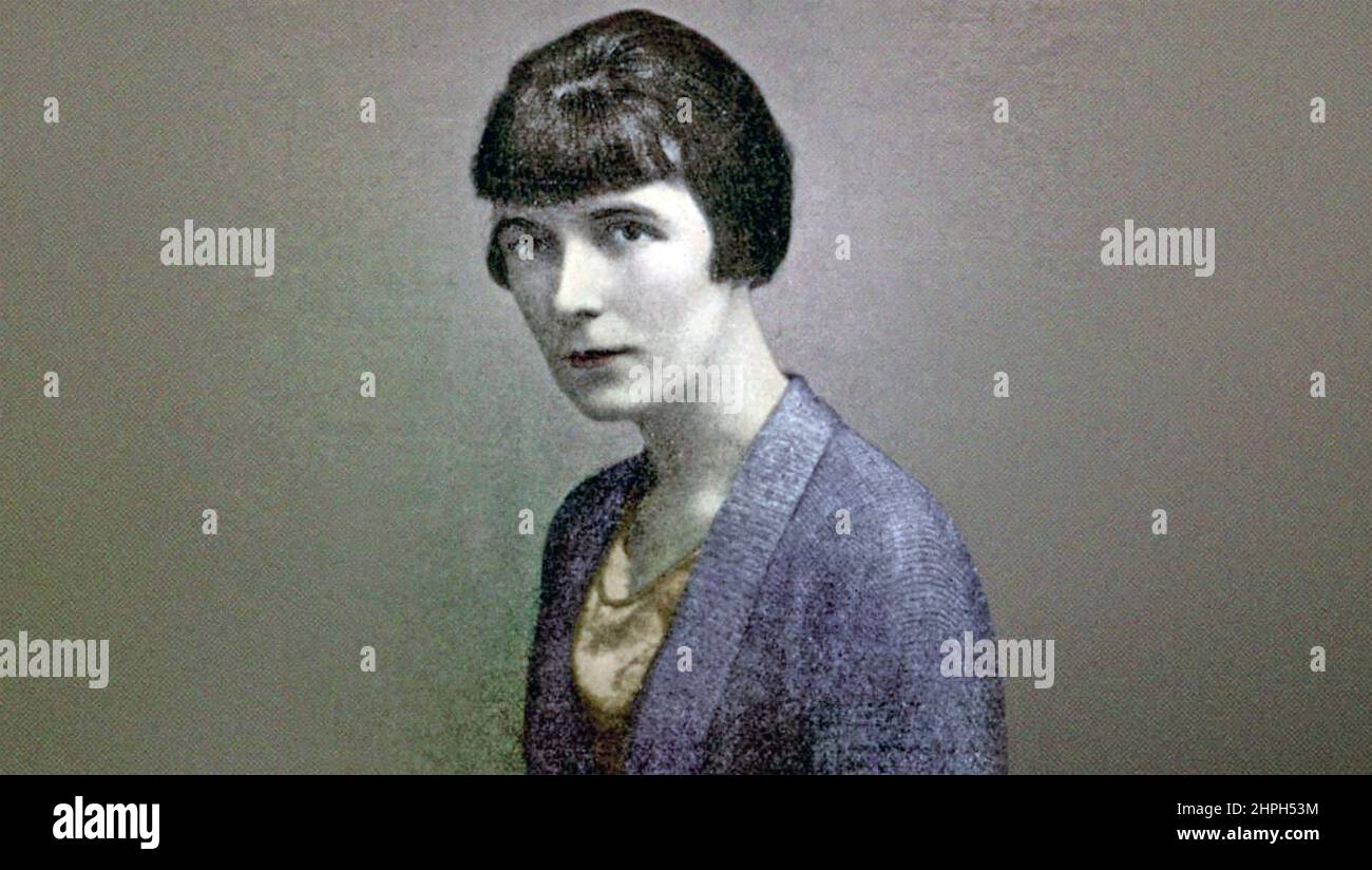 KATHERINE MANSFIELD (1888-1923) New Zealand,author and journalist Stock Photo