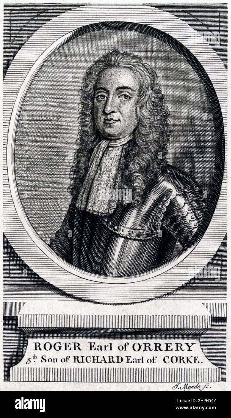 ROGER BOYLE, 1st Earl of Orrery (1621-1679) Anglo-Irish soldier and politician Stock Photo