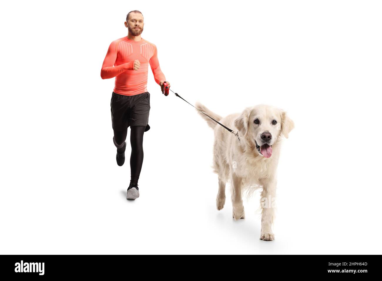 Athletic man running dog Cut Out Stock Images \u0026 Pictures - Alamy, image size:1300x956