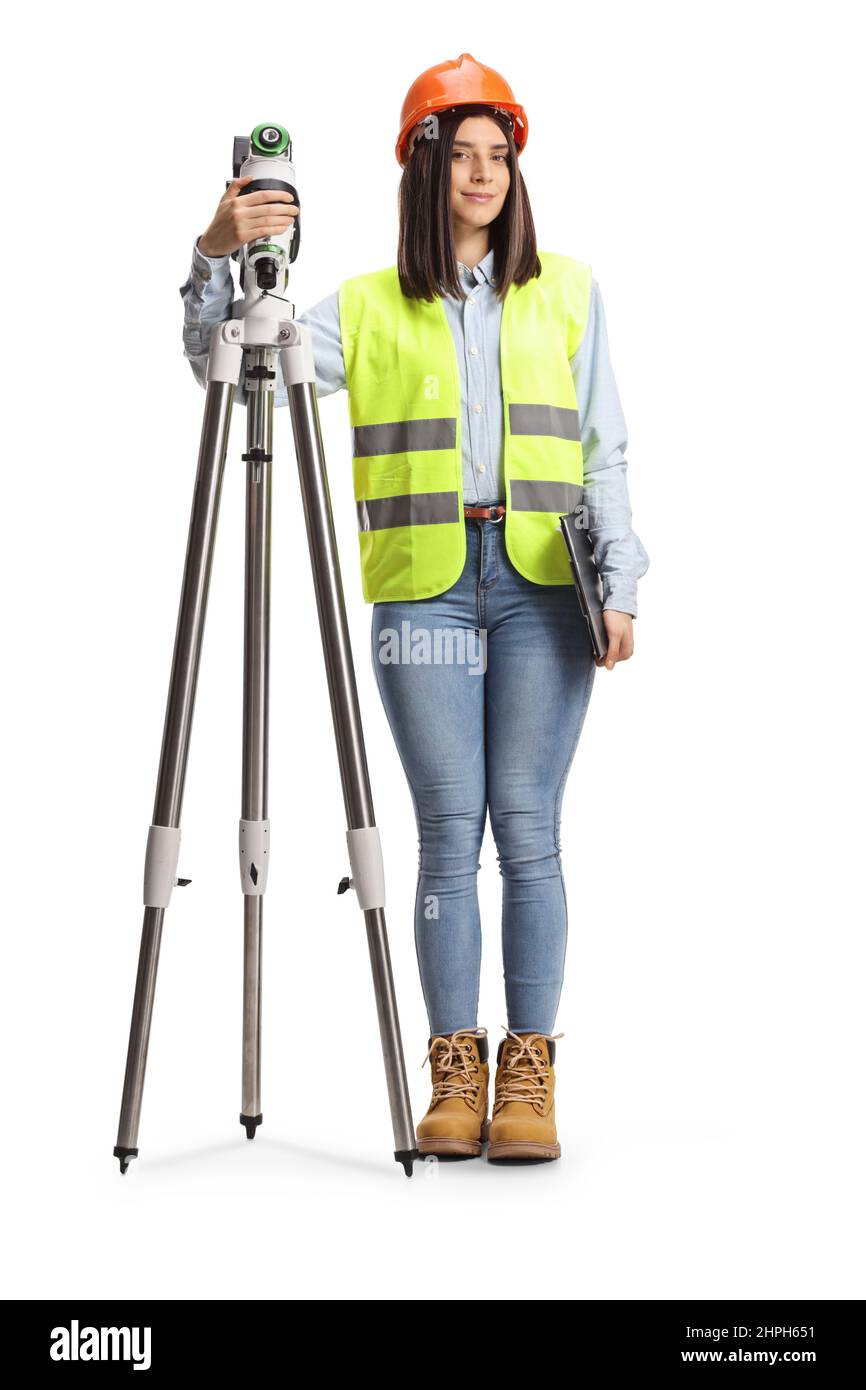 Civil engineer female Cut Out Stock Images & Pictures - Alamy