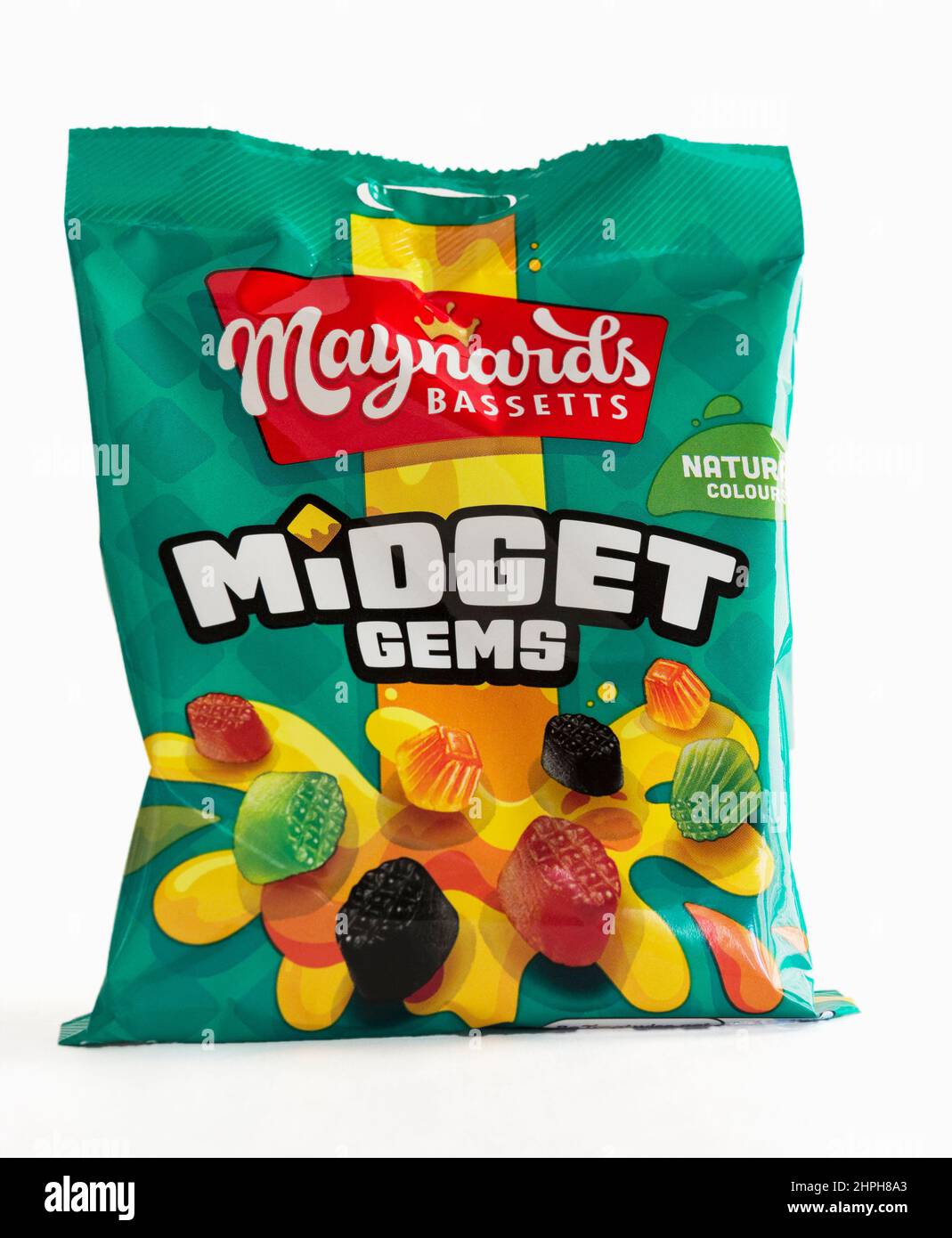 Midget Gems sweets in the UK. Some midget gems in the UK have changed