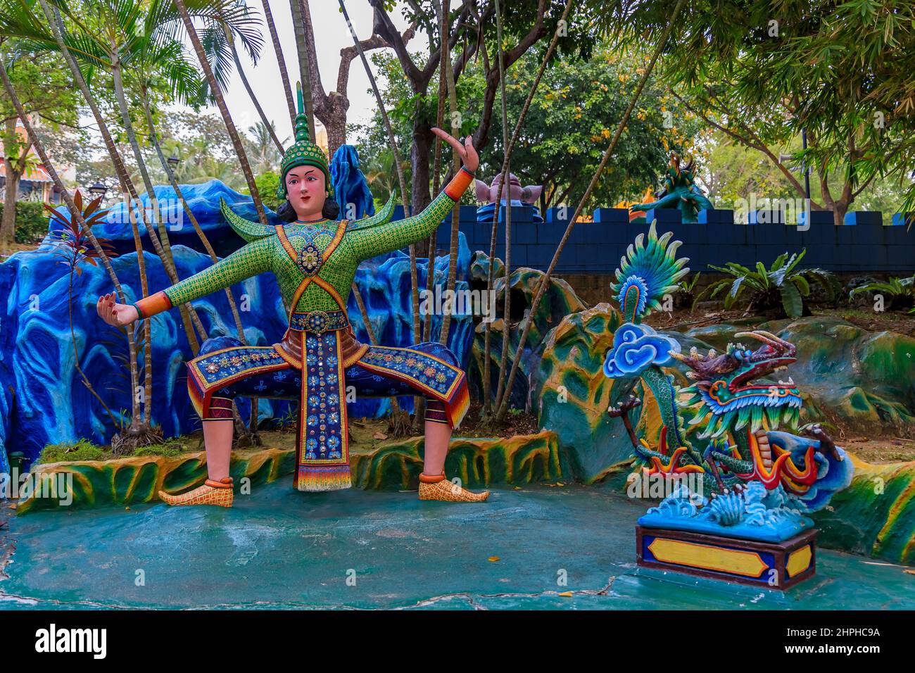 Singapore September 11, 2019 Haw Par Villa Gardens, the Tiger Balm