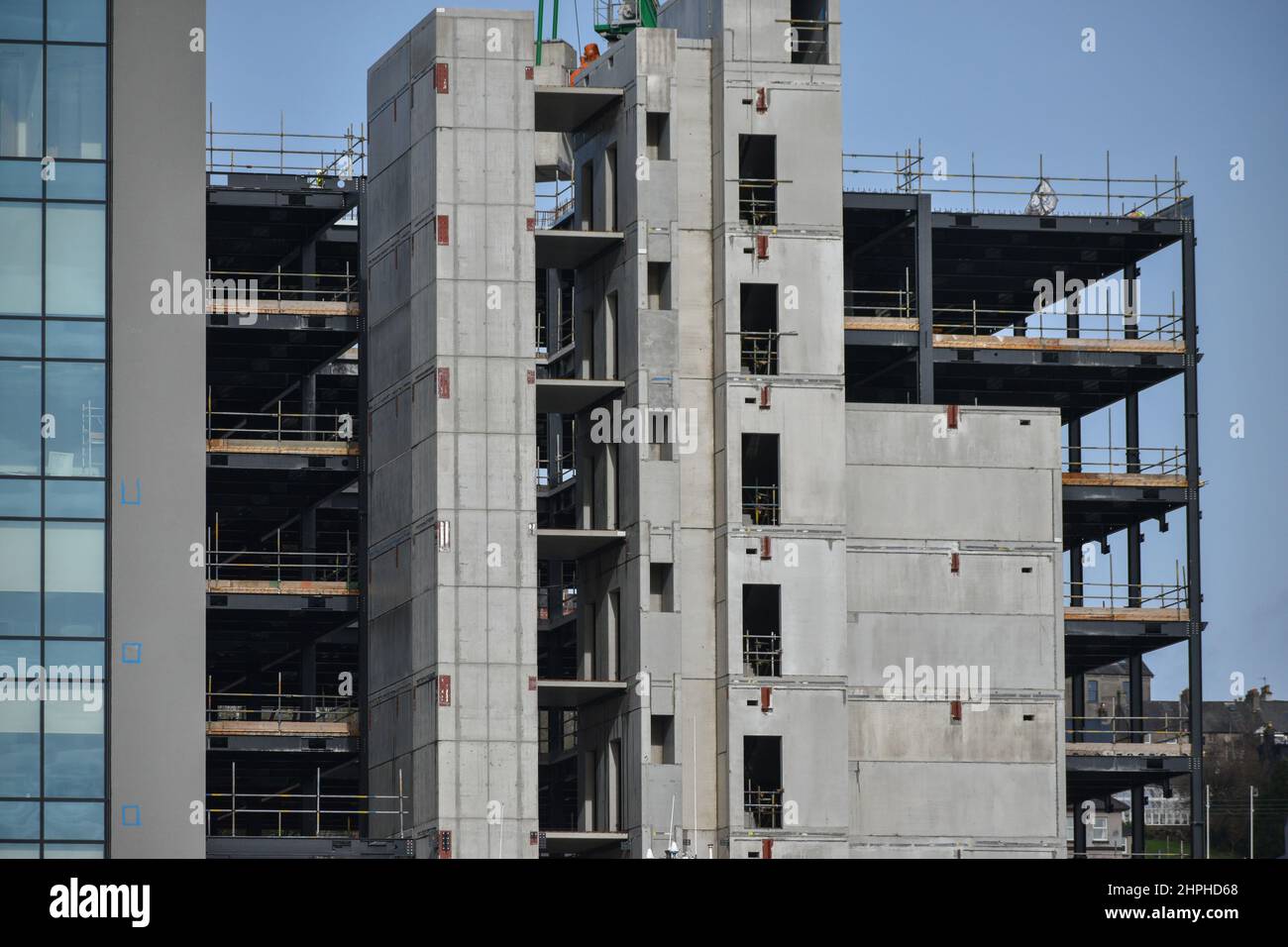 Construction Site in Cork City Centre, Cork. Ireland Stock Photo Alamy