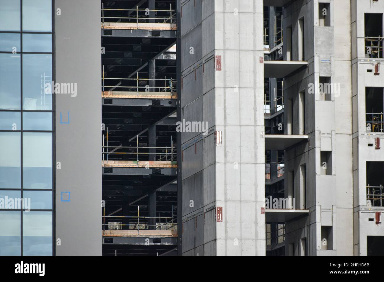 Construction Site in Cork City Centre, Cork. Ireland Stock Photo Alamy