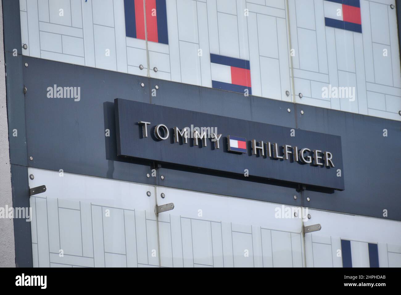 Tommy Hilfiger clothing shop in Cork city. Ireland Stock Photo - Alamy