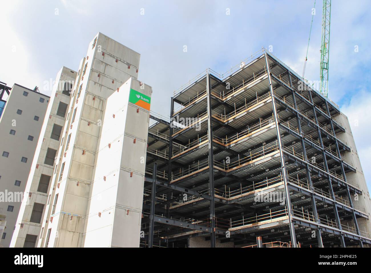 Construction Site in Cork City Centre, Cork. Ireland Stock Photo Alamy